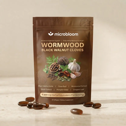 Microbloom Wormwood Black Walnut Sofgels